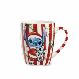 Stitch krus 450ml - Christmas Red